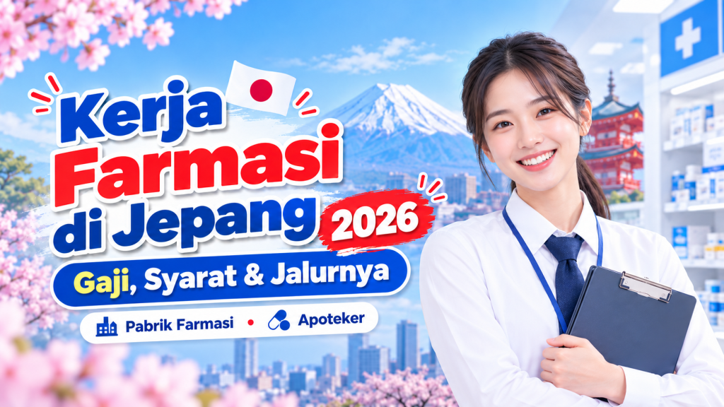 lowongan kerja farmasi di Jepang untuk WNI