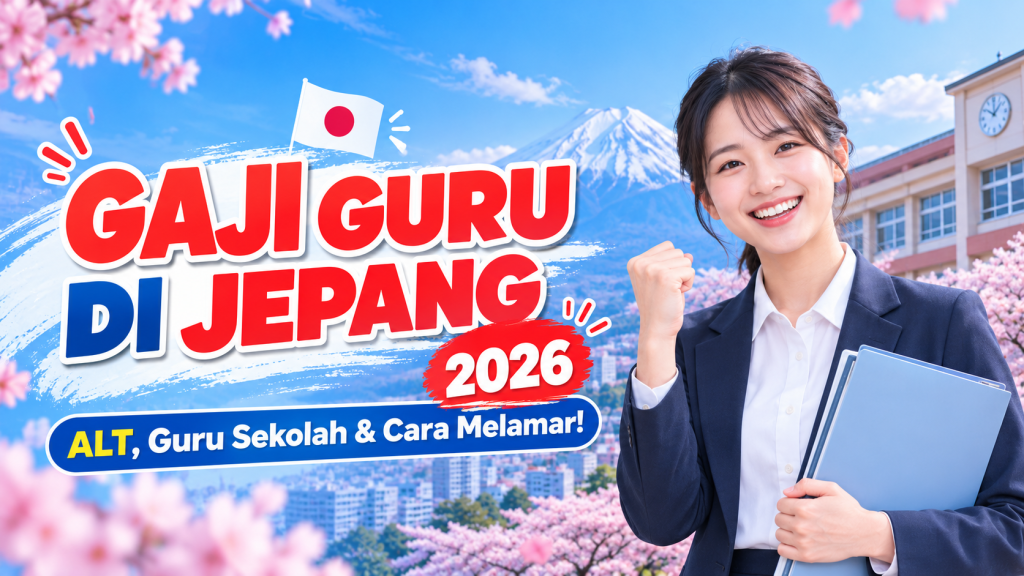 gaji guru di Jepang 2026 perbedaan ALT dan guru sekolah